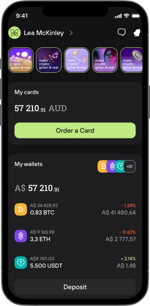 Multiple accounts within one wallet