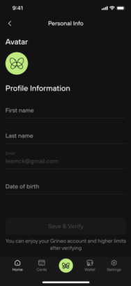  Personal Info