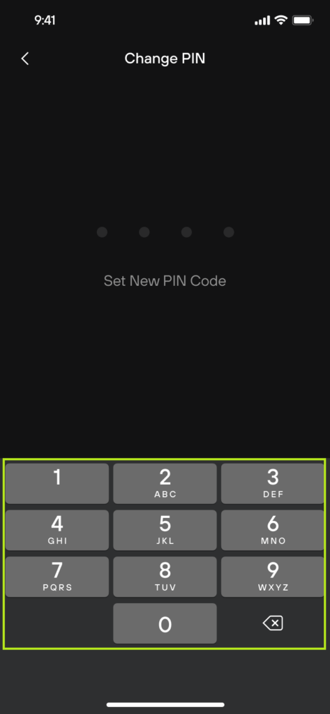 Change Your PIN in phone